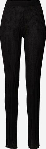 NA-KD Skinny Pants in Black: front