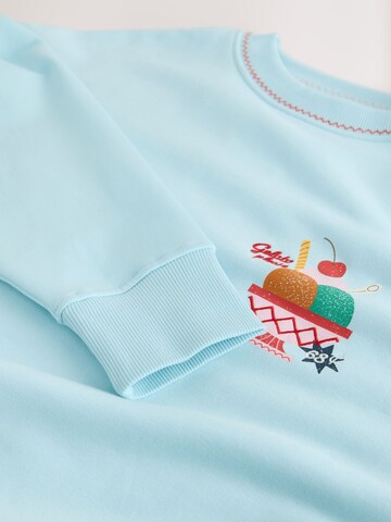 Next Sweatshirt 'Gelato' in Blau