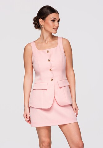 Robe fourreau Ombre en rose