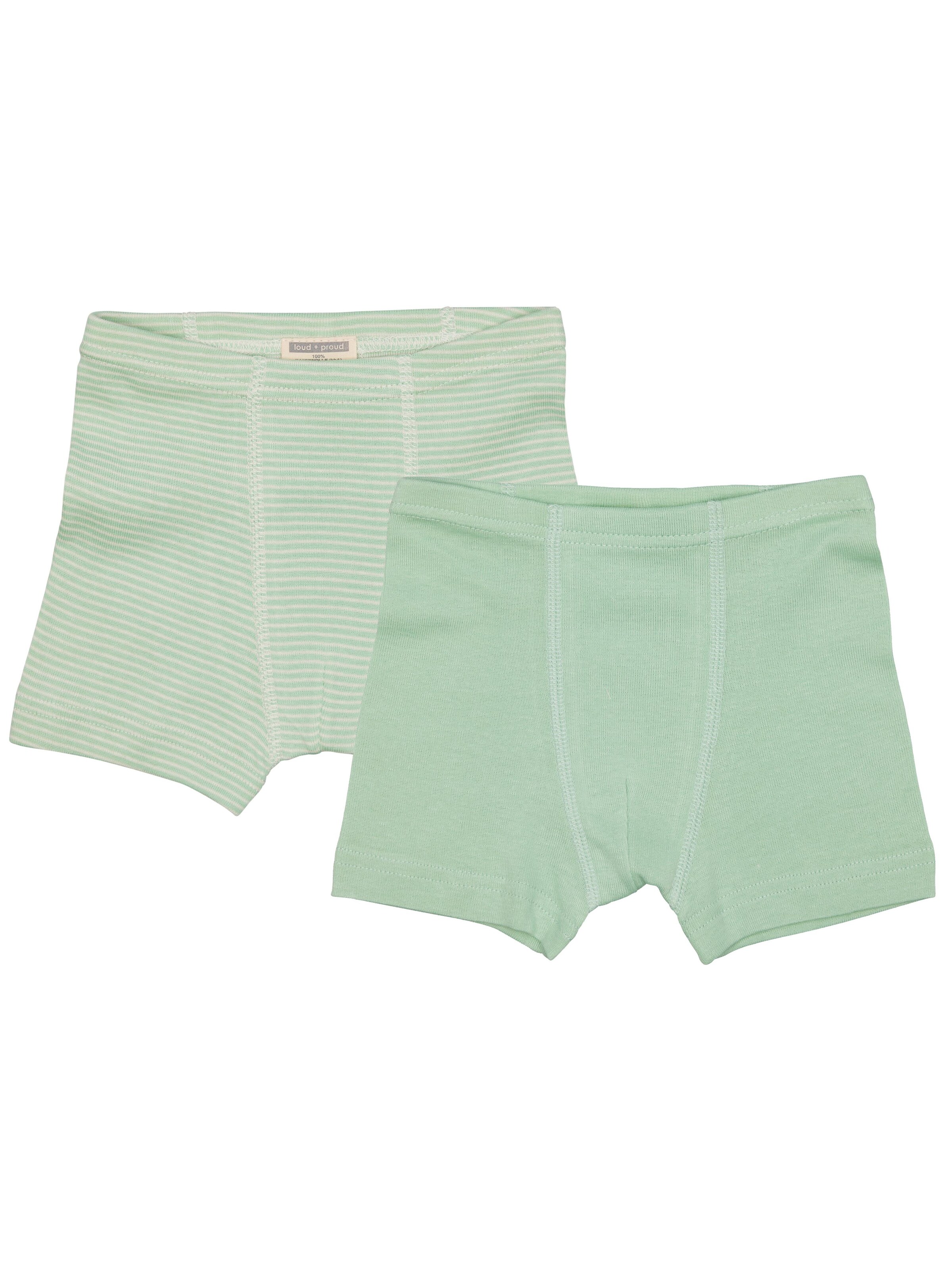 loud + proud Unterhose‌ in Grün: Vorderseite
