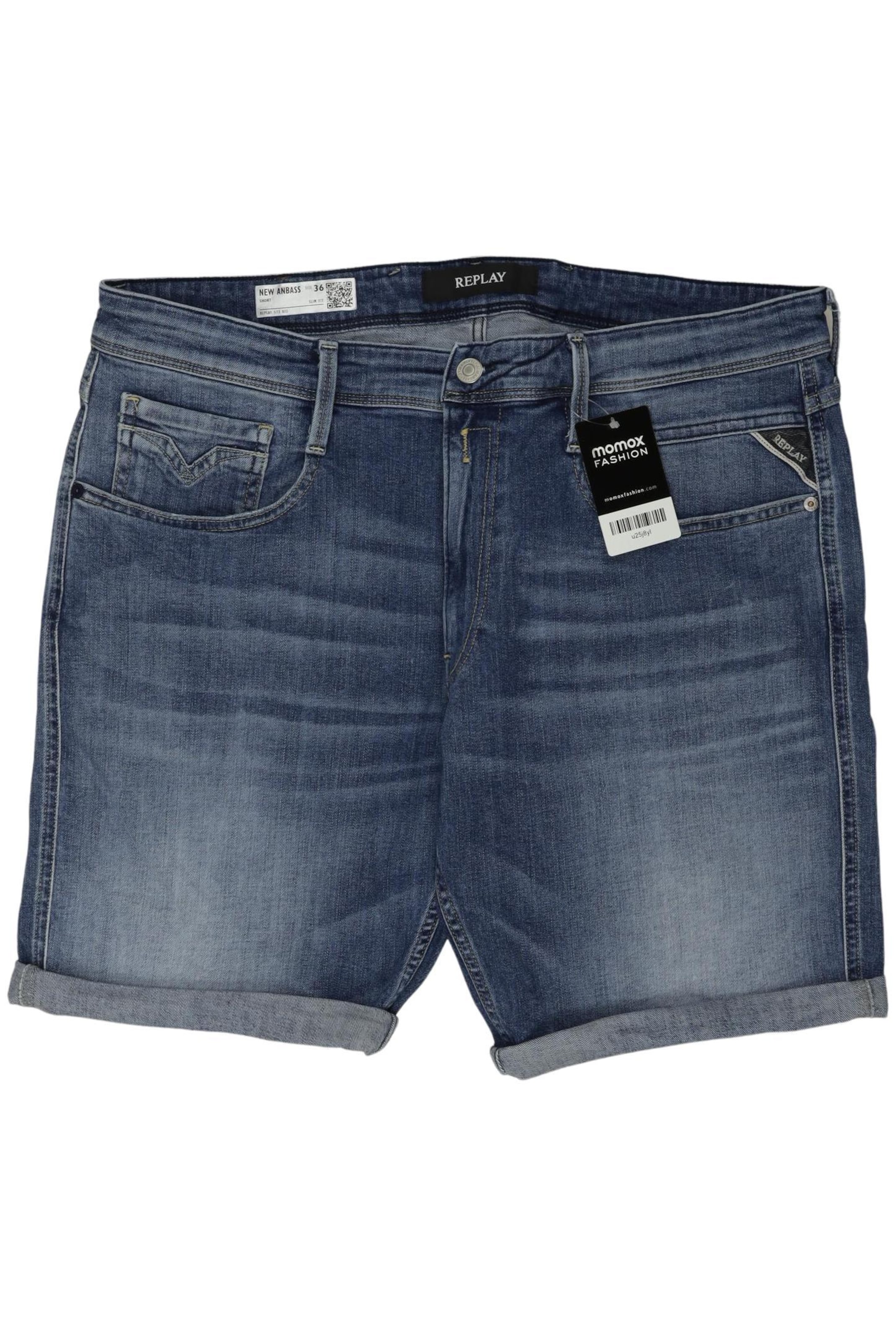 REPLAY Shorts in 36 in Blue: front