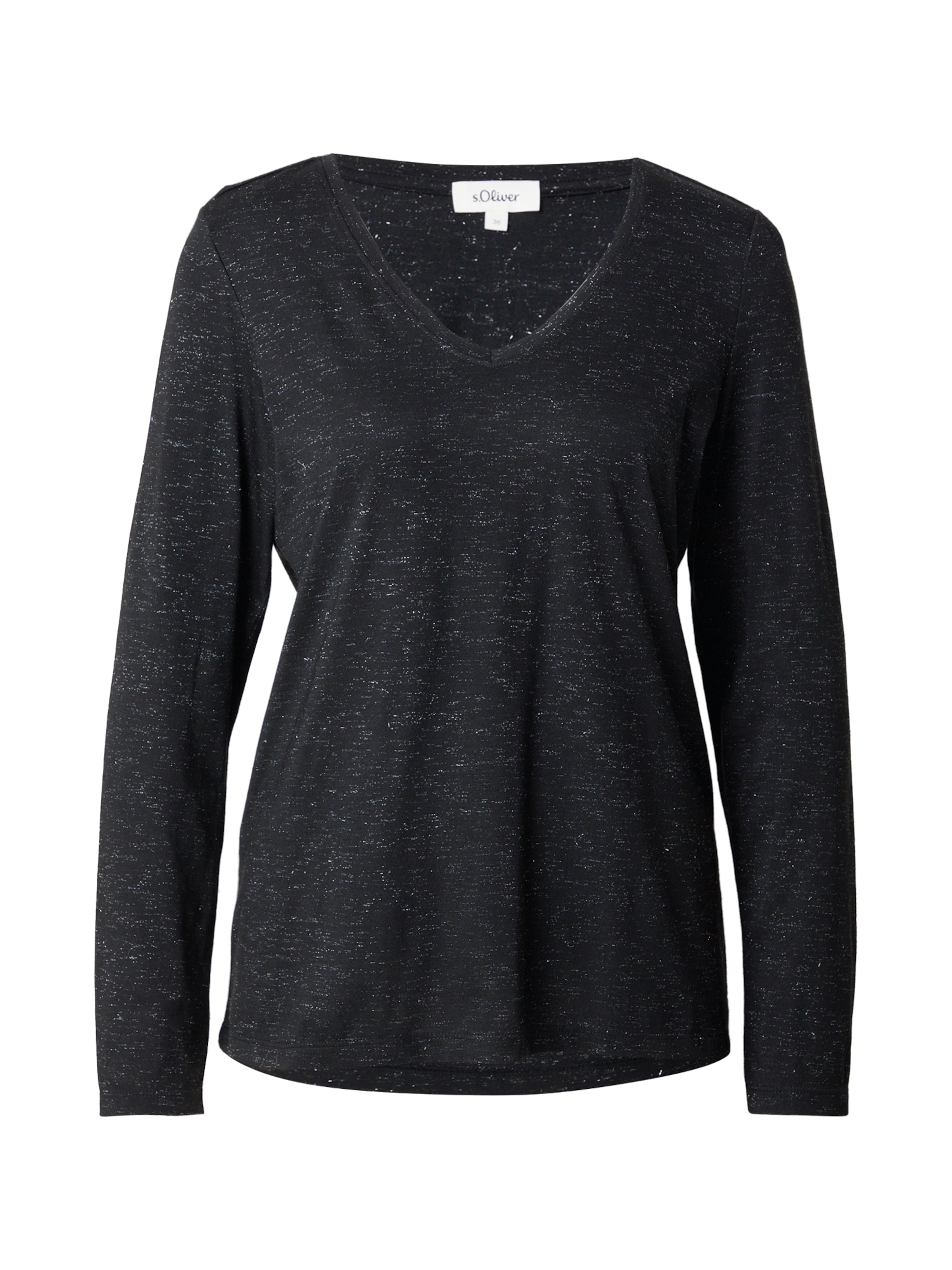 s.Oliver Shirt in Schwarz: Vorderseite