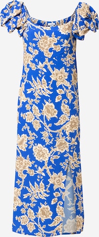 Warehouse Kleid in Blau: Vorderseite