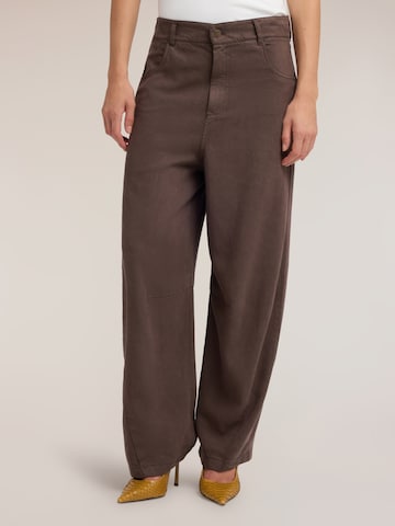 Wide Leg Pantalon MOTIVI en marron
