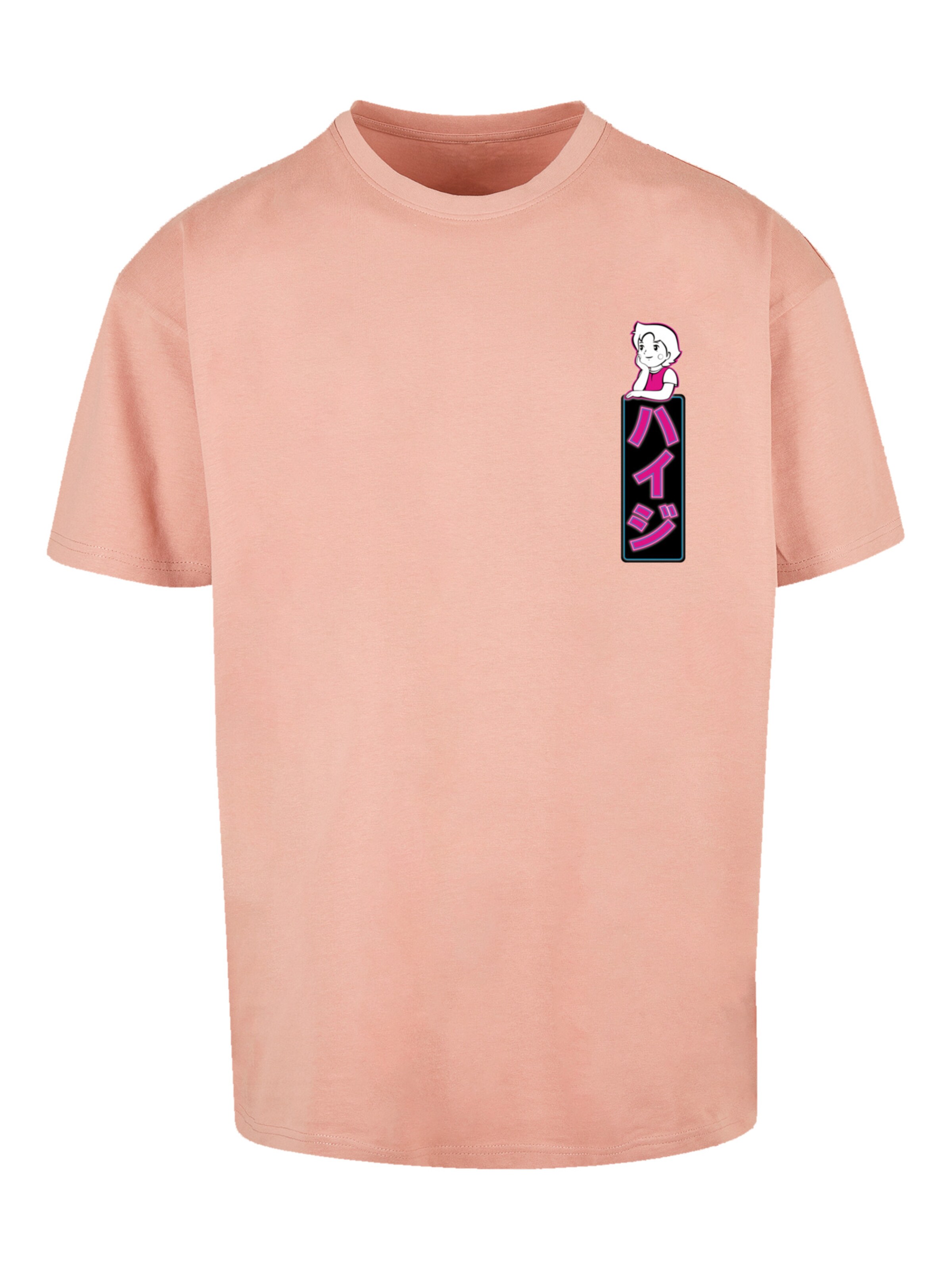 T-Shirt 'Heidi Dream Big Heroes of Childhood' F4NT4STIC en rose : devant