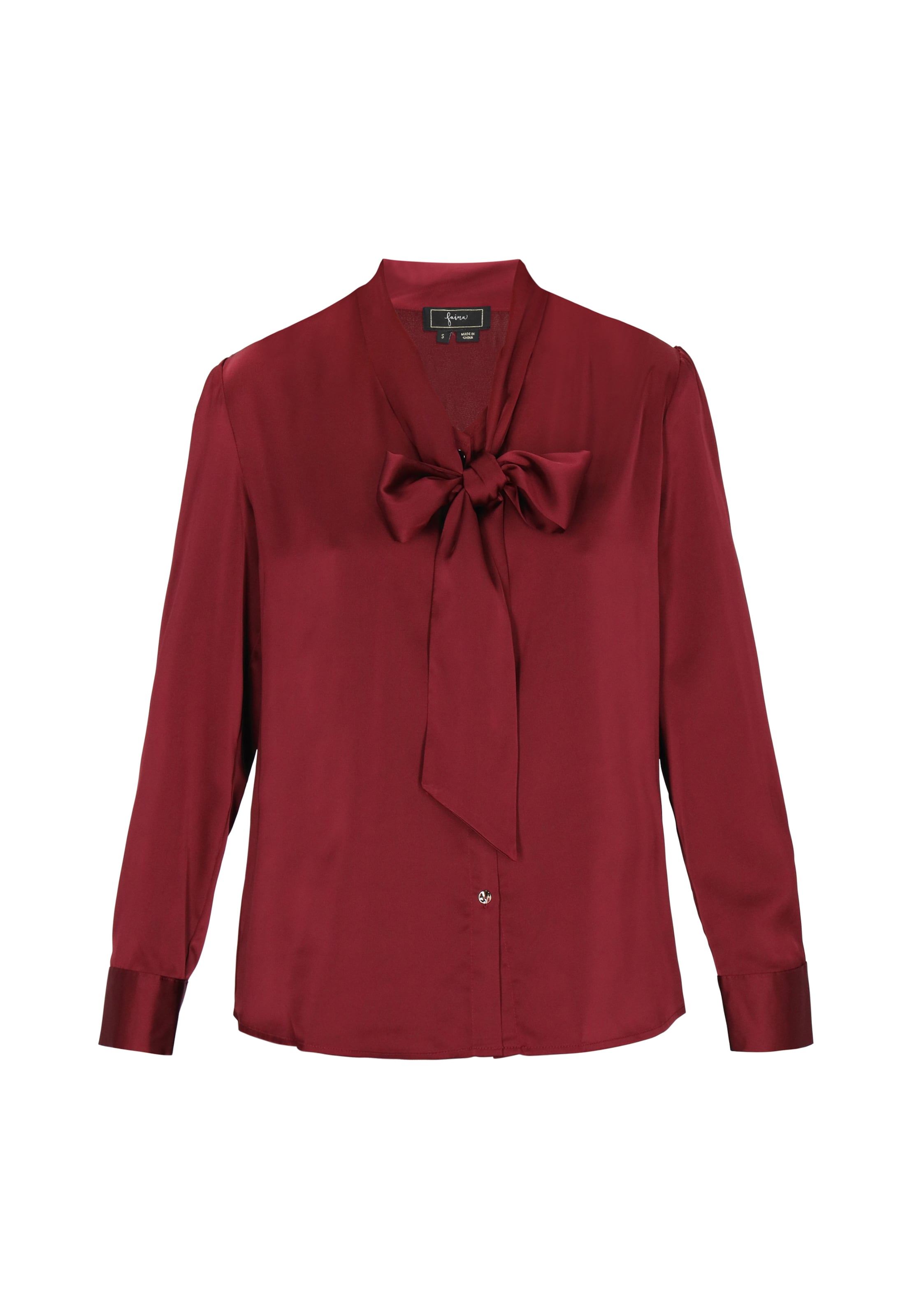 faina - Blusa em vermelho: frente