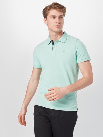 TOM TAILOR Regular Fit Poloshirt in Grün: predná strana