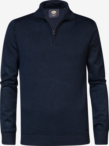 Petrol Industries Trui 'Dillingham' in Blauw: voorkant