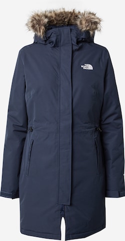 THE NORTH FACE Outdoorová bunda 'Zaneck' – modrá: přední strana