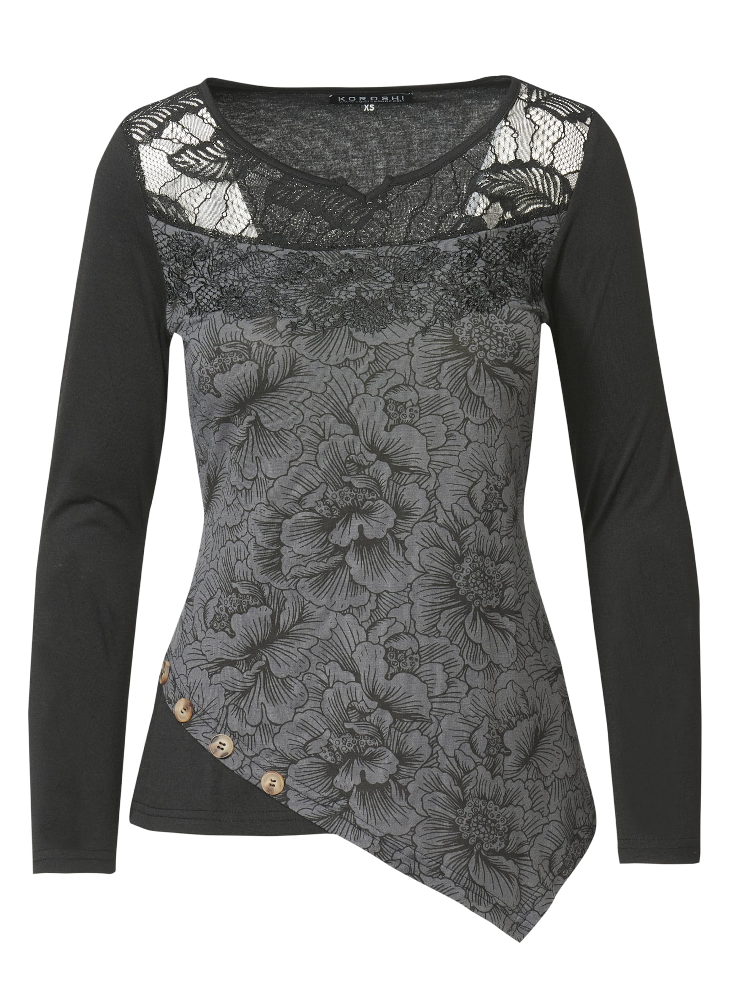 Maglietta di KOROSHI in grigio: frontale