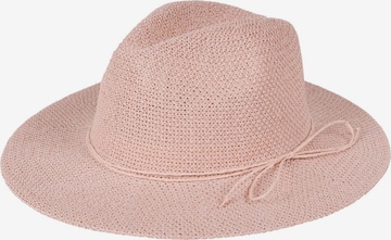 styleBREAKER Hut 'Panama Strohhut' in Pink: Vorderseite