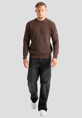 Lonsdale London Sweter w kolorze brązowy
