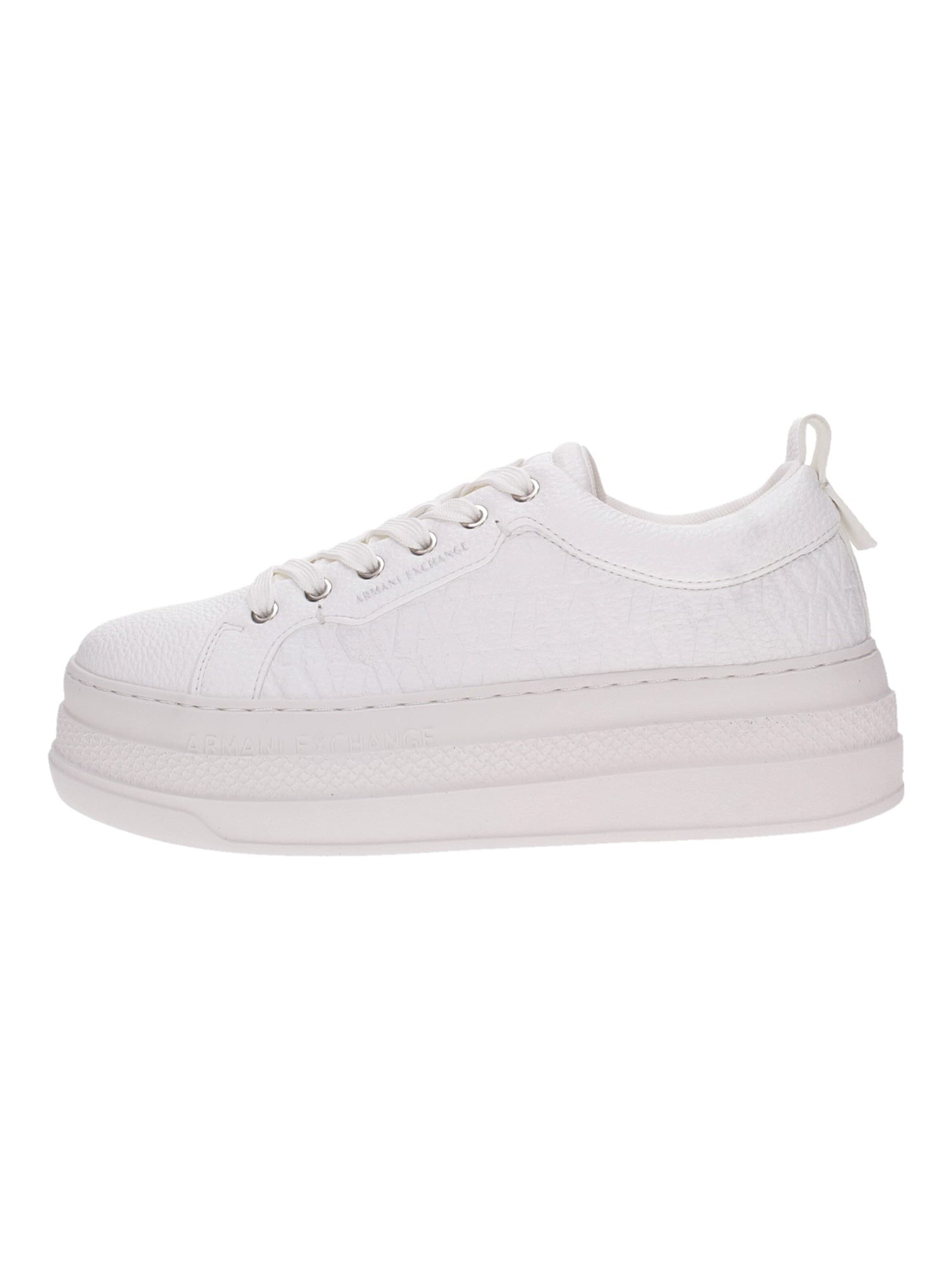 Sneaker bassa 'Sneakers Armani Exchange' di ARMANI EXCHANGE in bianco: frontale