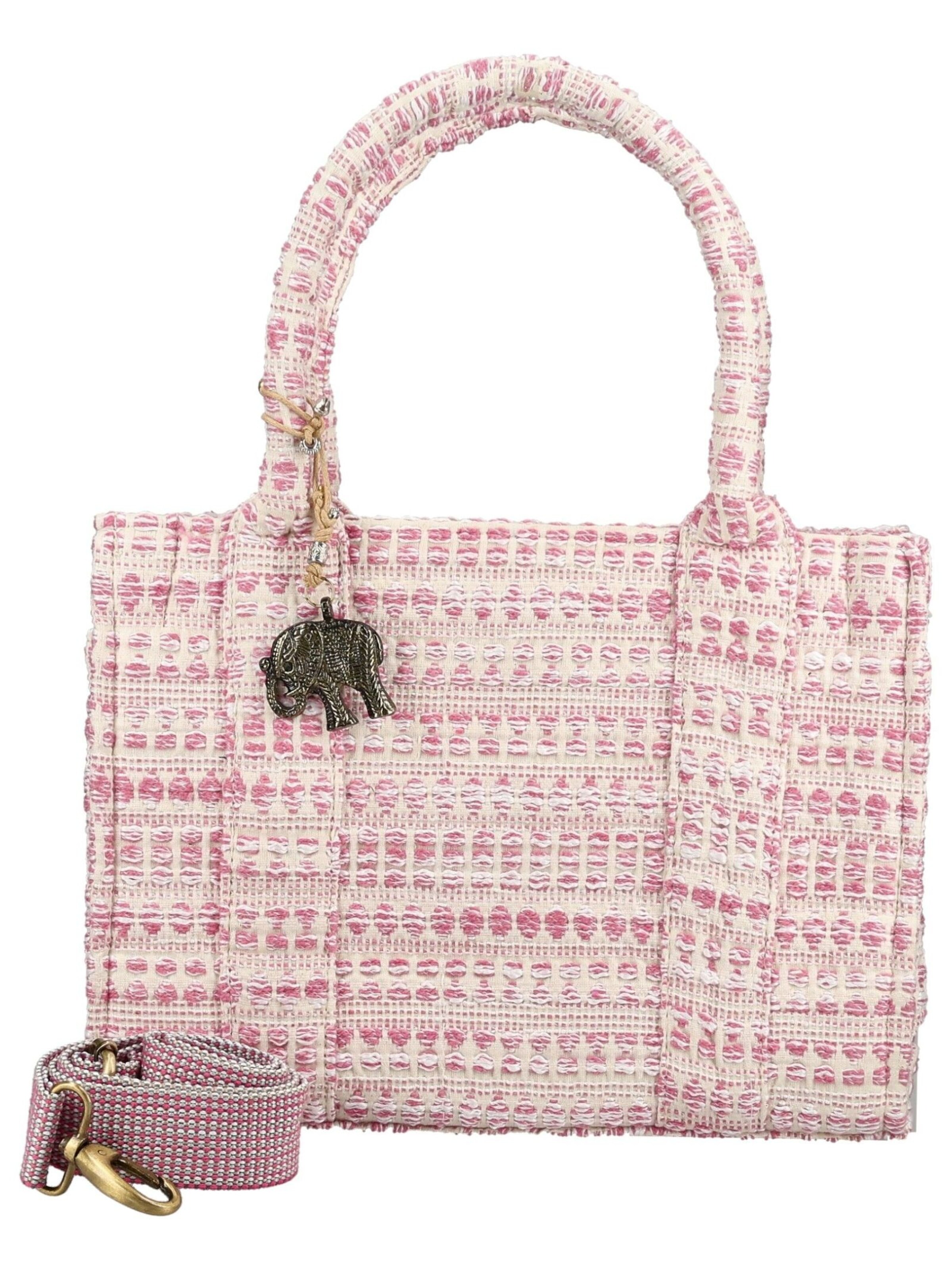 ANOKHI Handtas in Roze: voorkant