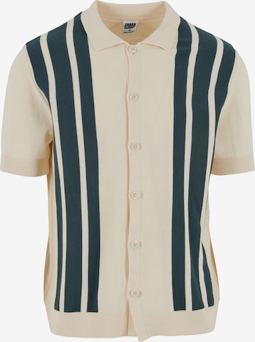 Urban Classics Gebreid vest in Beige: voorkant