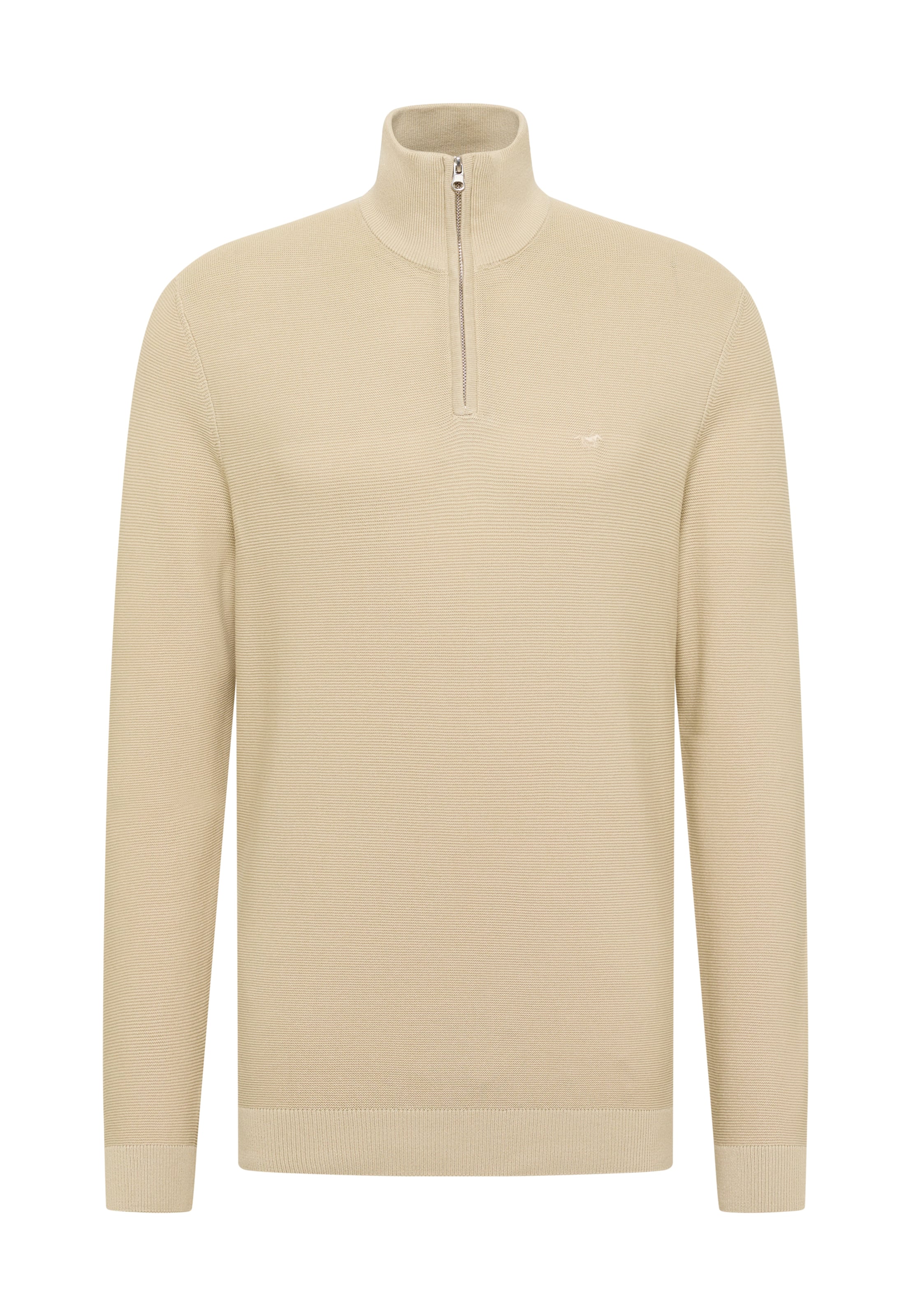 MUSTANG Pullover 'Everett' in Beige: Vorderseite