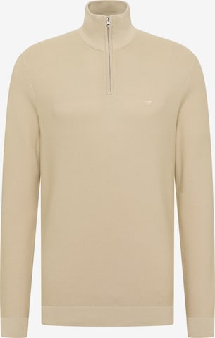 MUSTANG Pullover 'Everett' in Beige: Vorderseite