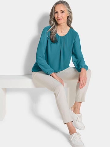 Goldner Bluse in Grün