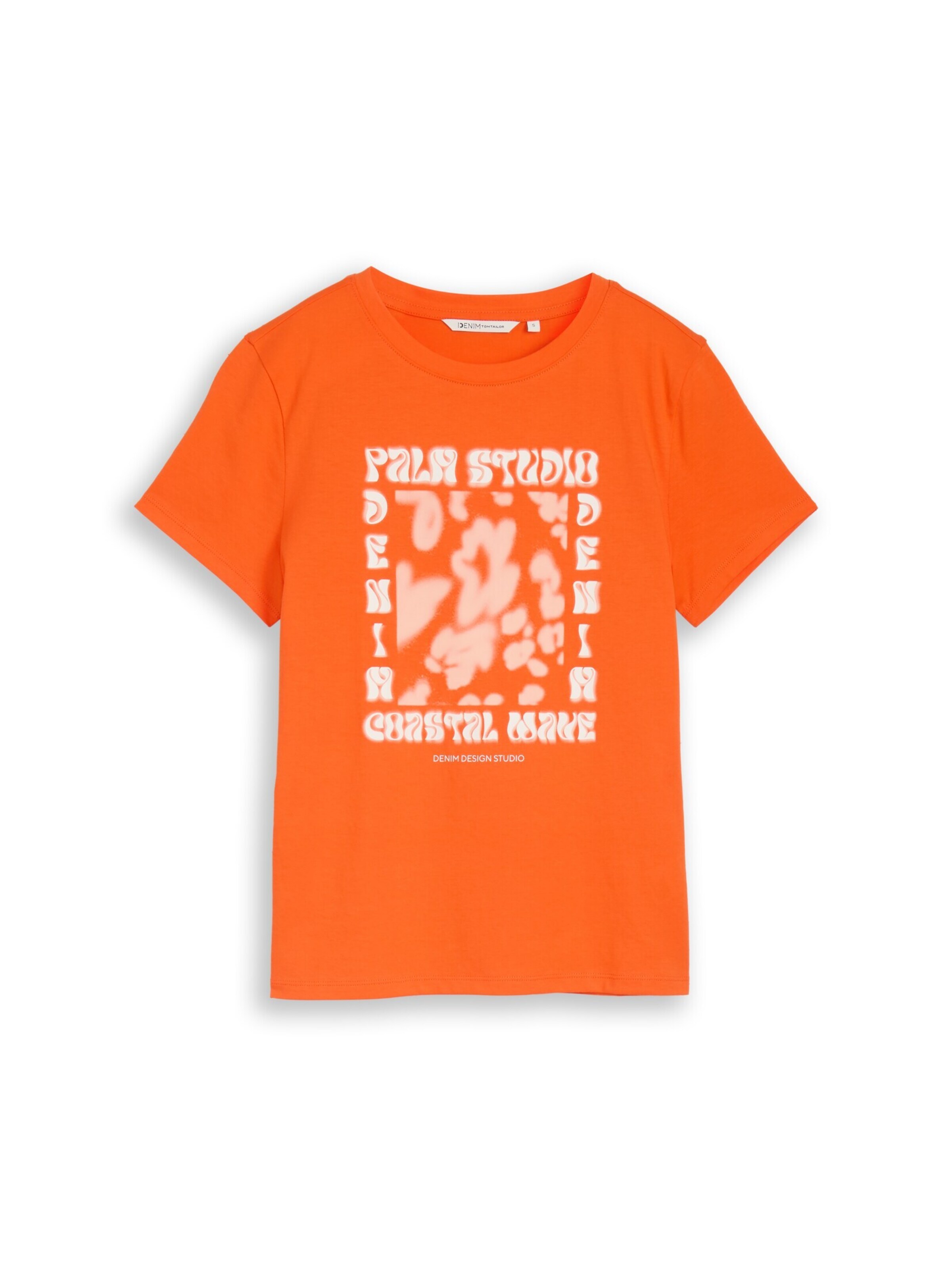 TOM TAILOR DENIM Shirt in Orange: front