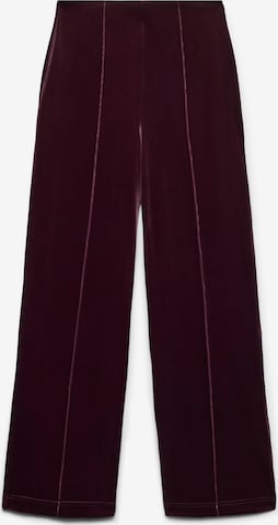 VERO MODA - regular Pantalón plisado 'HANNA' en rojo: frente
