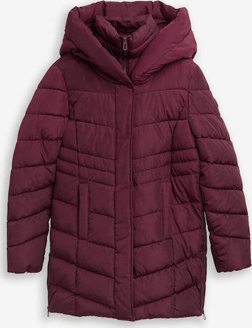 TOM TAILOR Wintermantel in Rood: voorkant