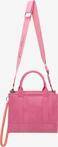 Fritzi aus Preußen Henkeltasche 'Fritzi SquareN' in Pink: Vorderseite