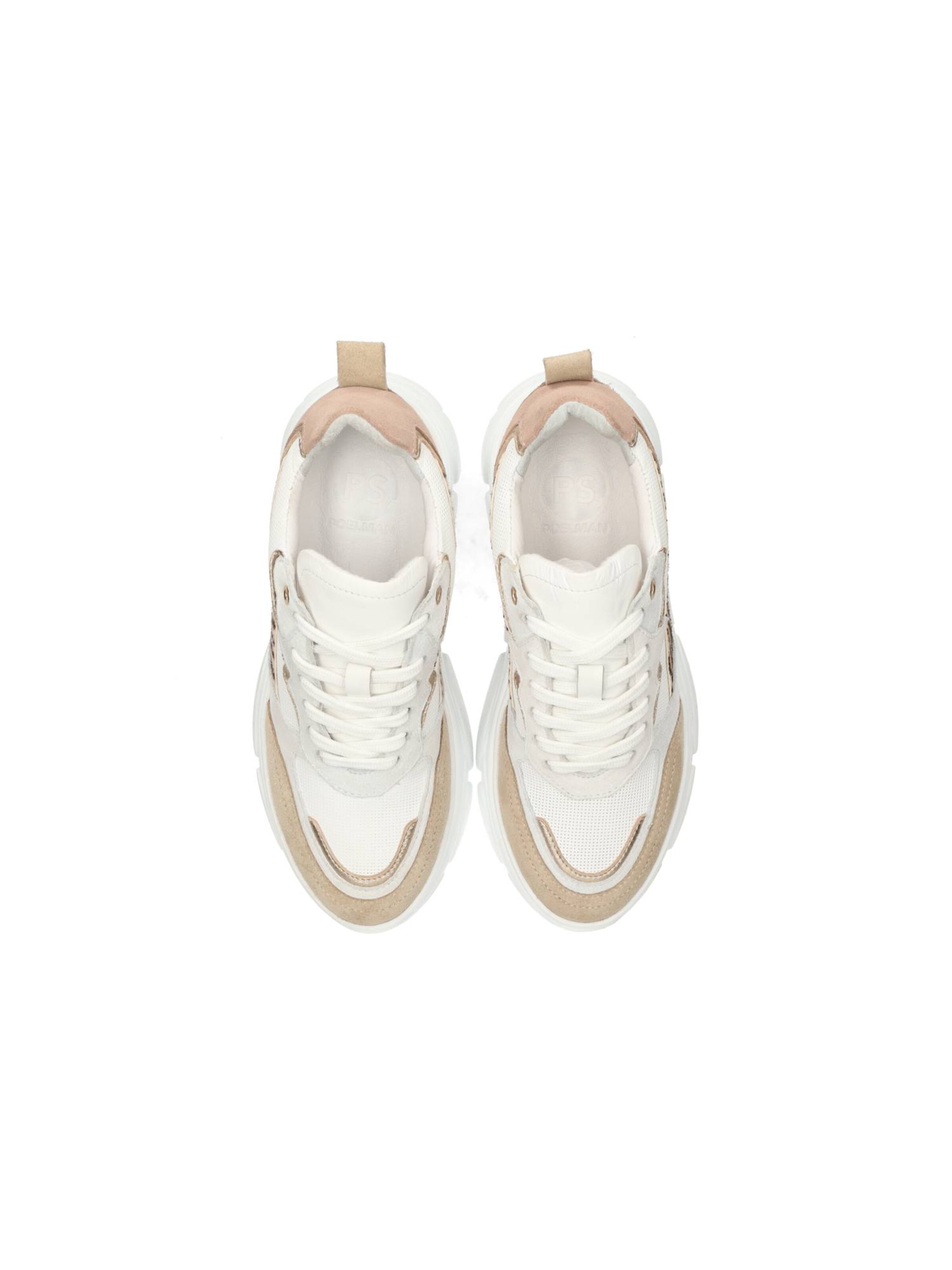PS Poelman Sneakers laag 'Jana' in Wit