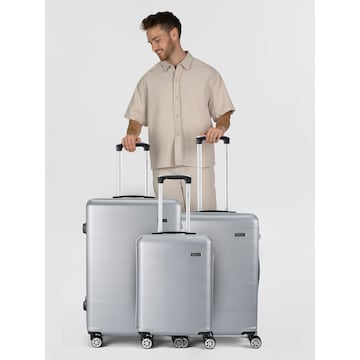Benzi Suitcase set in Silver