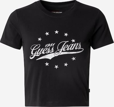 GUESS JEANS Paita värissä vaaleanharmaa / musta, Tuotenäkymä