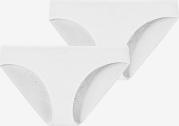SCHIESSER Panty 'Invisible Lace' in White: front