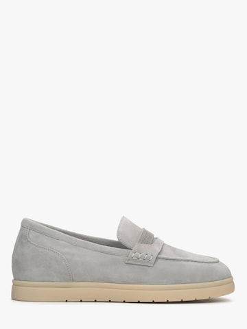 Estro Moccasins '078-31' in Grey: front
