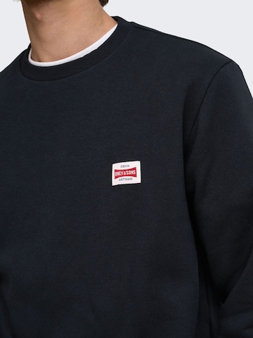 Felpa 'ONSCeres' di Only & Sons in blu