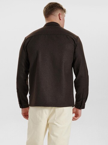 Dxnmxrk Shirt 'DXEmil' in Braun