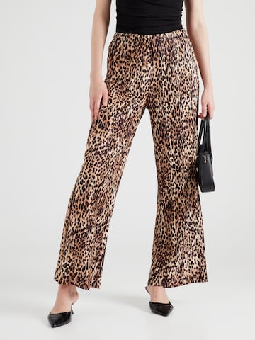 TOPSHOP Wide Leg Hose in Beige: Vorderseite