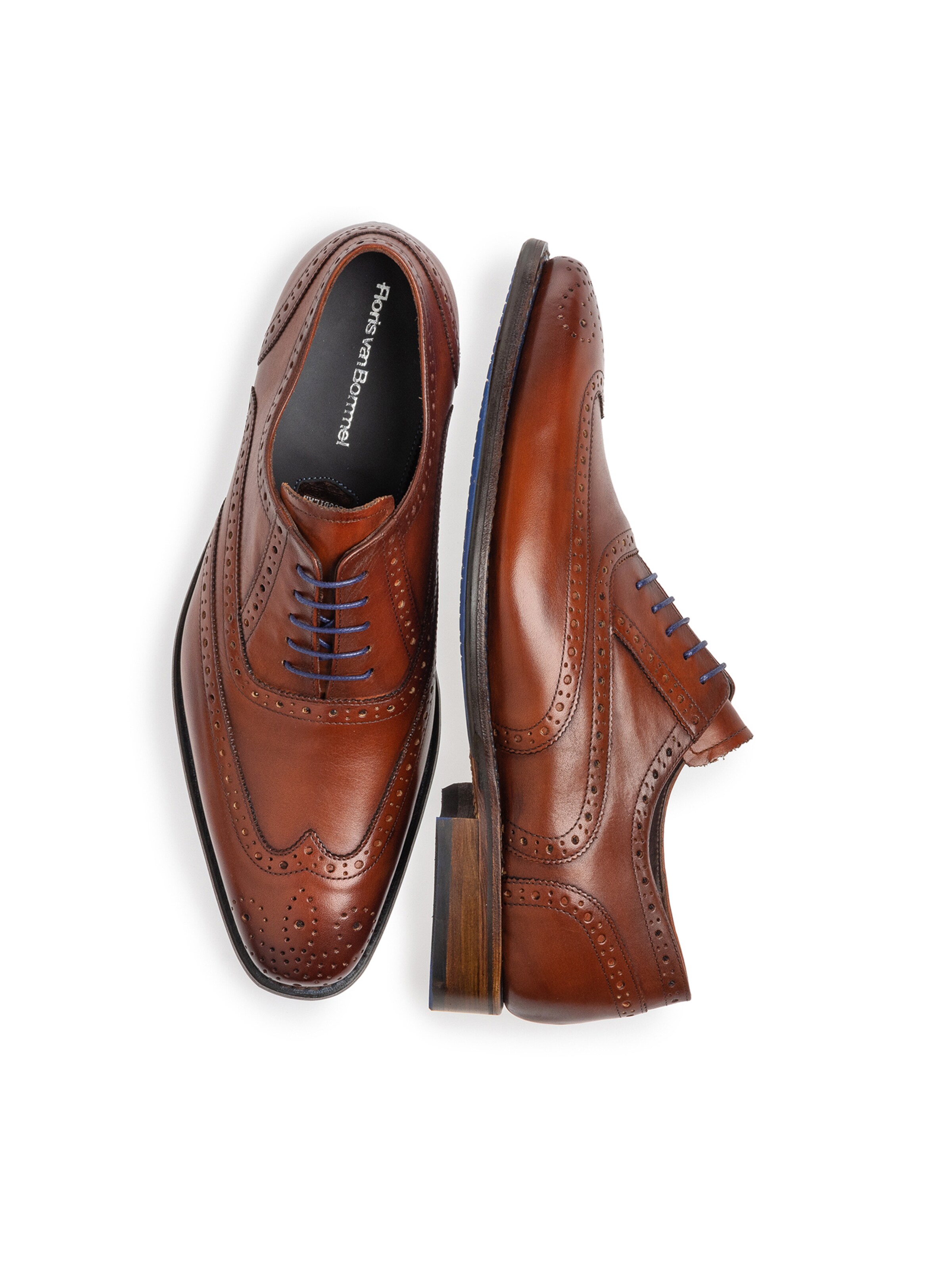 Scarpa stringata 'De Loper 04' di Floris van Bommel in marrone