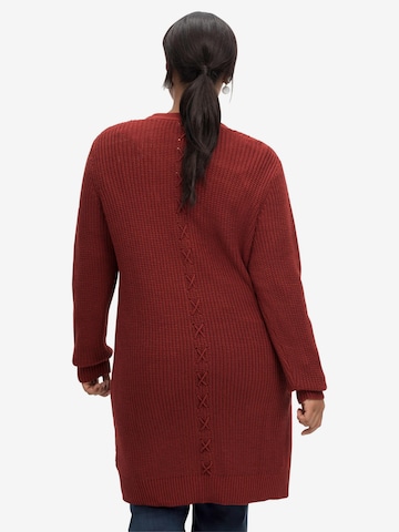 sheego by Joe Browns Knit Cardigan in Red
