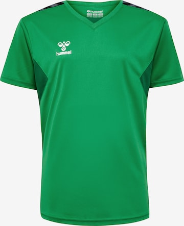 Hummel Performance Shirt 'Authentic' in Green: front