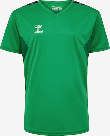 Hummel Performance shirt 'Authentic' in Green: front