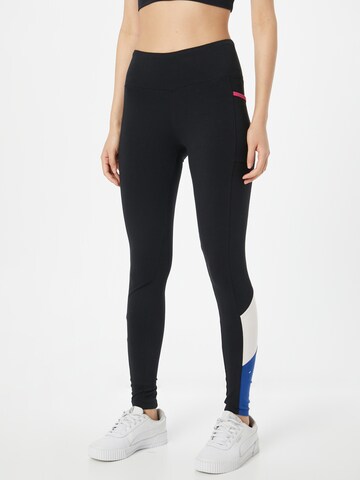 ESPRIT Skinny Športne hlače | črna barva: sprednja stran