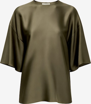 Camicia da donna 'LILYSILK Lässige Rundhals Seide Bluse' di Lilysilk in verde: frontale