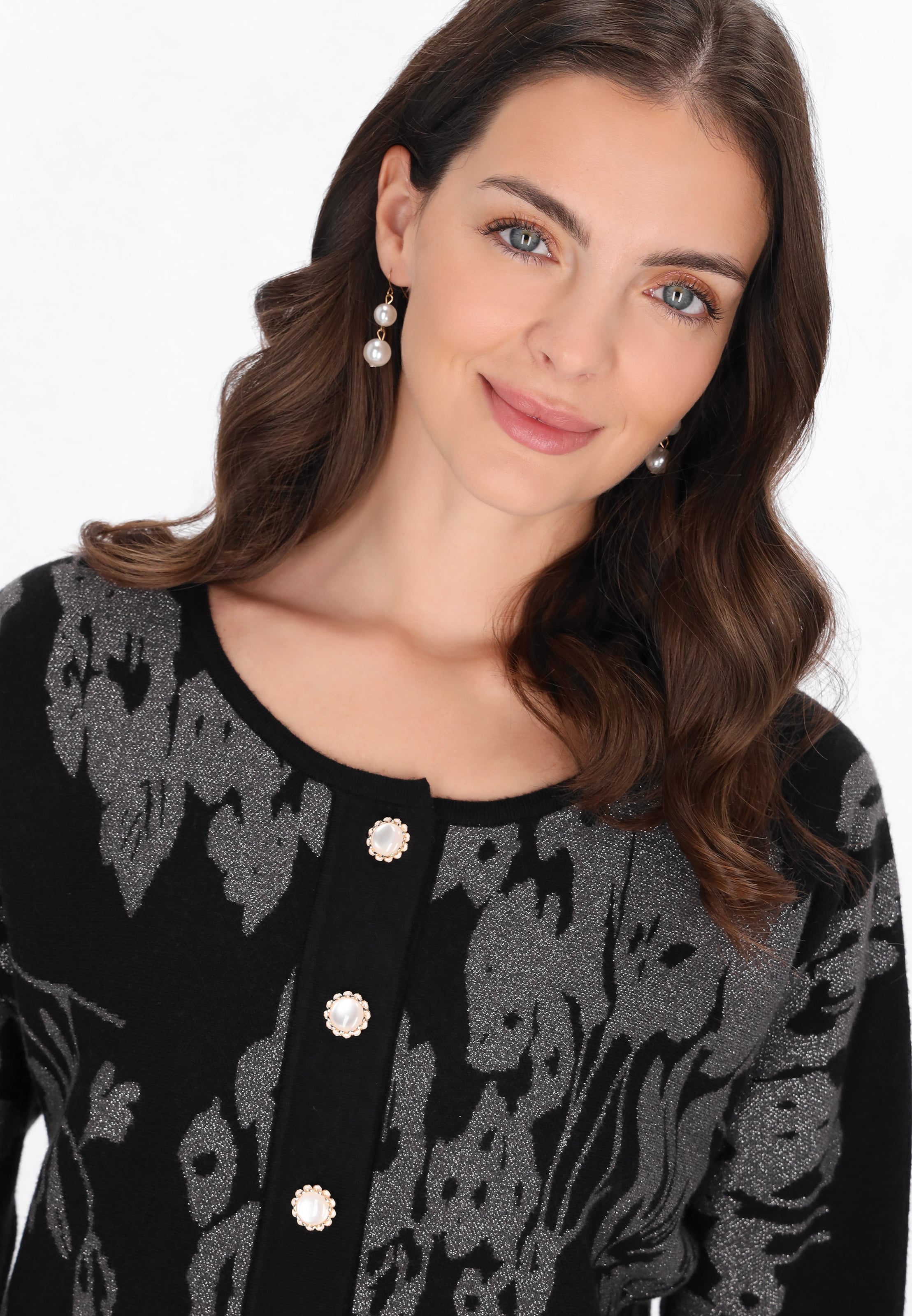 FELIPA - Cárdigan en negro