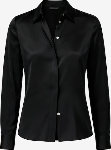 Lilysilk Bluse in Schwarz: Vorderseite