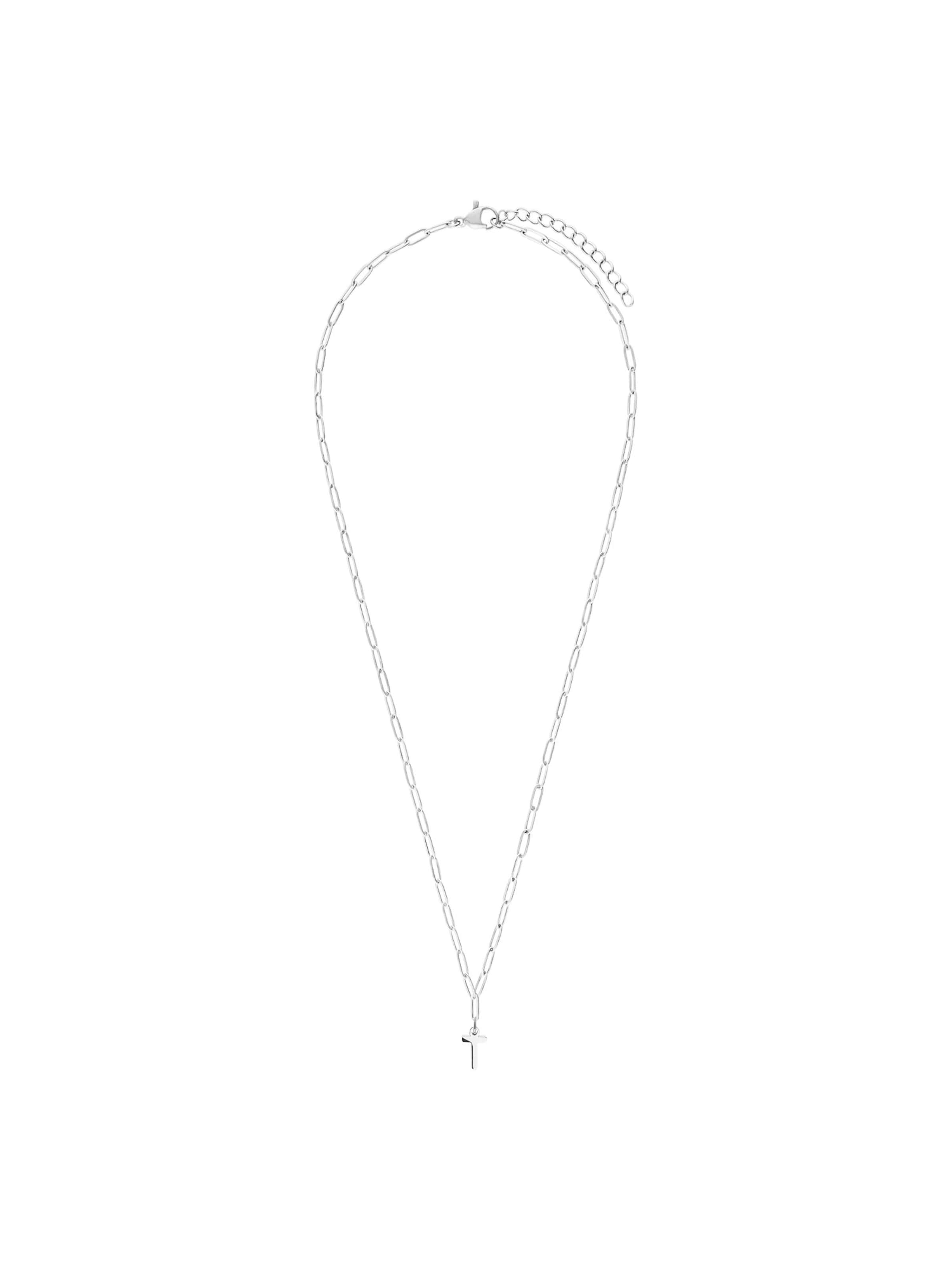 Lucardi Necklace in Silver: front