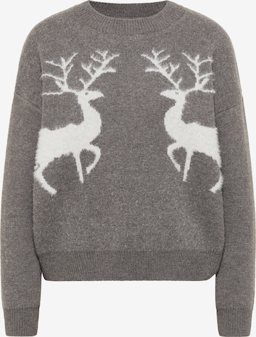 MYMO Sweater in Grey: front