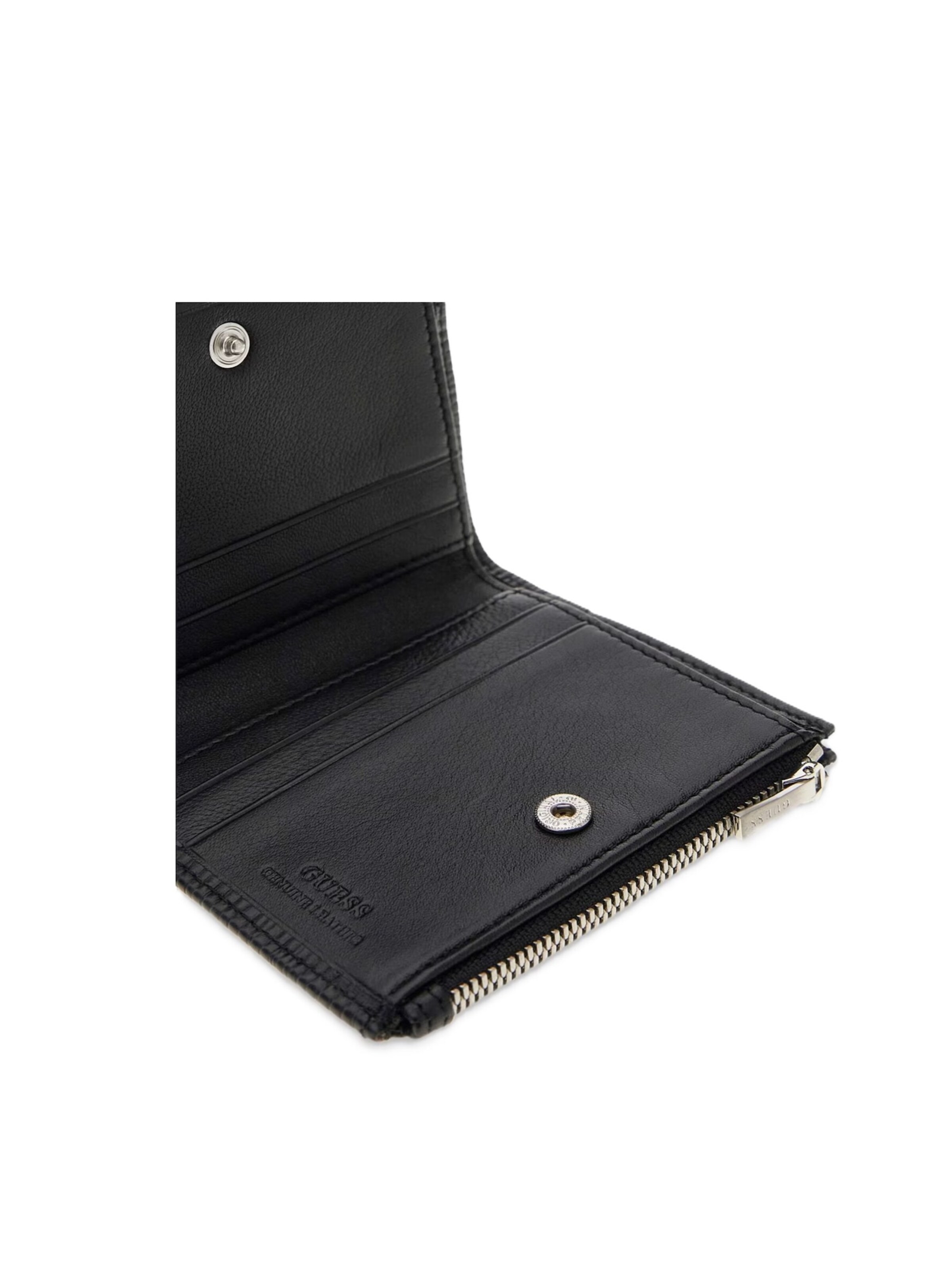 Portamonete 'SMMIPRLEA03' di GUESS in nero