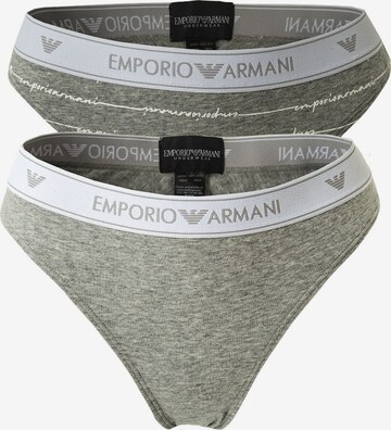 Emporio Armani Slip in Grijs: voorkant