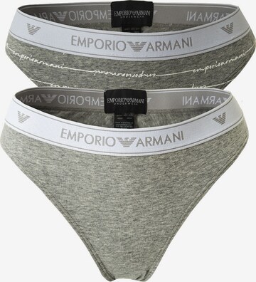 Slip Emporio Armani en gris : devant