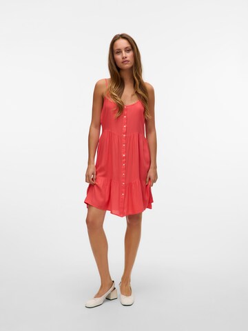 Robe-chemise 'VMBumpy' VERO MODA en orange