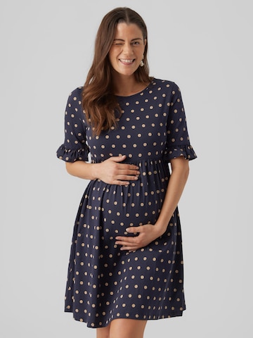 Robe 'Hazel' MAMALICIOUS en bleu : devant