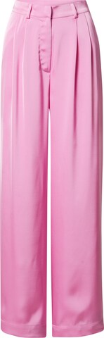 LeGer by Lena Gercke Loose fit Pleat-Front Pants 'Josy' in Pink: front